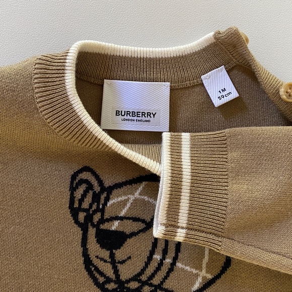 Burberry Baby Thomas Bear Infant Romper - Picture 10 of 13